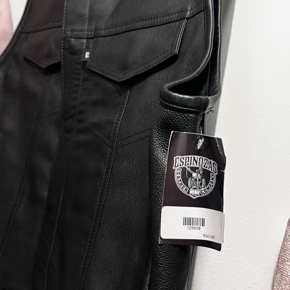 Expinoza’s leather vest XL - Picture 5 of 6